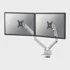 NEOMOUNTS Stolni nosač za 2 monitora TIS, 17"-32", srebrni, max. 9 kg